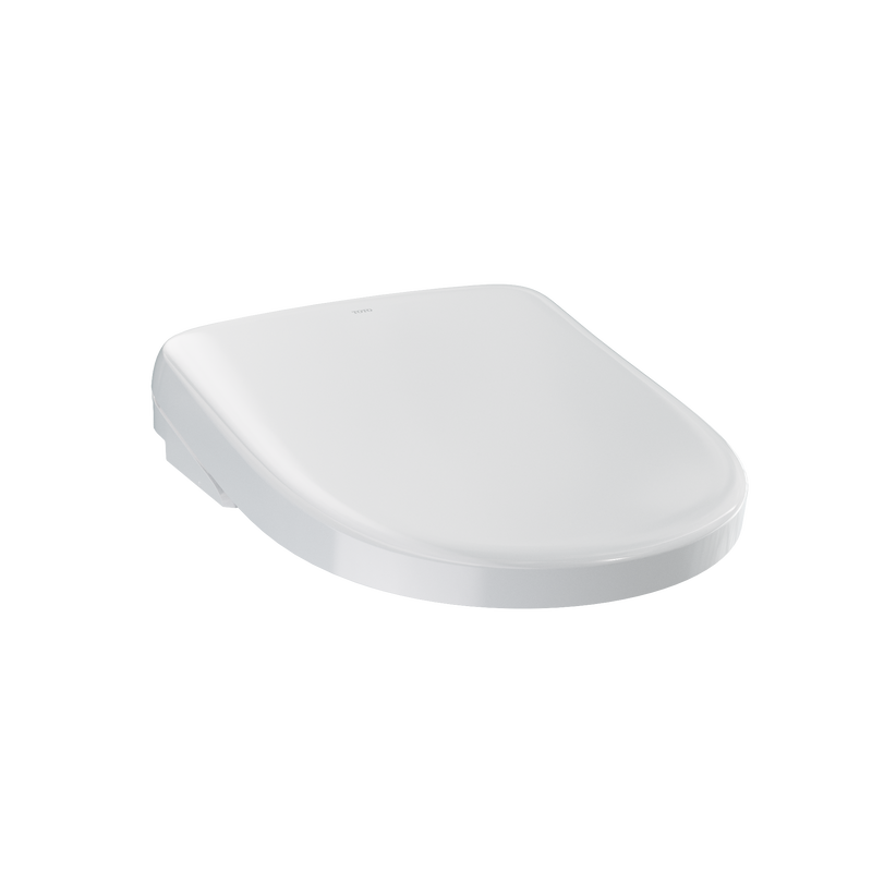 TOTO SW4725#01 WASHLET S7 Electronic Bidet Toilet Seat with EWATER+ Bowl and Wand Cleaning and Contemporary Lid, Round, Cotton White