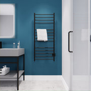Anzzi TW-WM105CH 14-Bar Wall Mounted Electric Towel Warmer Rack Matte Black - view 10