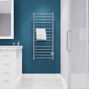 Anzzi TW-WM105CH 14-Bar Wall Mounted Electric Towel Warmer Rack Polished Chrome - view 4