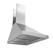 Anzzi RH-AZ0576ESS 30-Inch 450 CFM 3-Speed Stainless Steel Wall Mount Convertible Pyramid Range Hood with LED Lamp - view 3