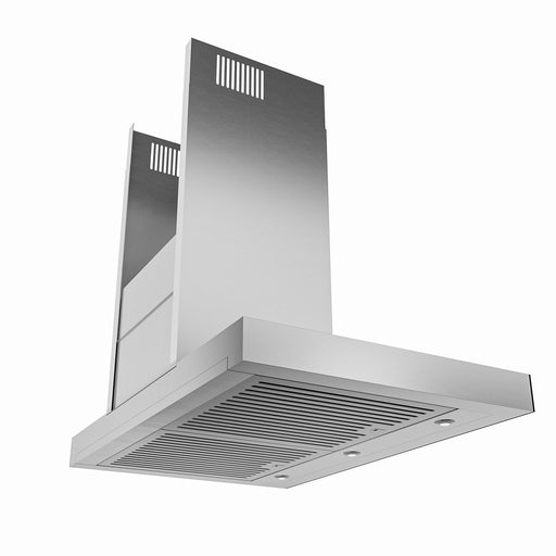 Anzzi RH-AZ0176PSS 30-Inch 600 CFM 3-Speed Stainless Steel Wall Mount Convertible Range Hood with LED Lamp - view 2