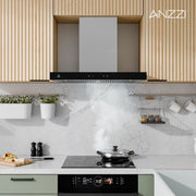 Anzzi RH-AZ0176PSS 30-Inch 600 CFM 3-Speed Stainless Steel Wall Mount Convertible Range Hood with LED Lamp - view 4