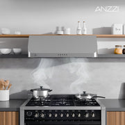 Anzzi RH-AZ2590PSS 36-Inch 450 CFM 3-Speed Stainless Steel Under Cabinet Convertible Range Hood with LED Lamp - view 3