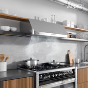 Anzzi RH-AZ2590PSS 36-Inch 450 CFM 3-Speed Stainless Steel Under Cabinet Convertible Range Hood with LED Lamp - view 4