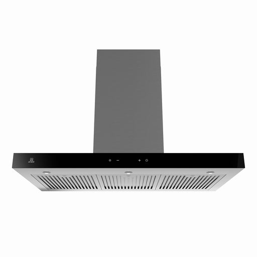 Anzzi RH-AZ0190PSS 36-Inch 600 CFM 3-Speed Stainless Steel Wall Mount Convertible Range Hood with LED Lamp - view 2