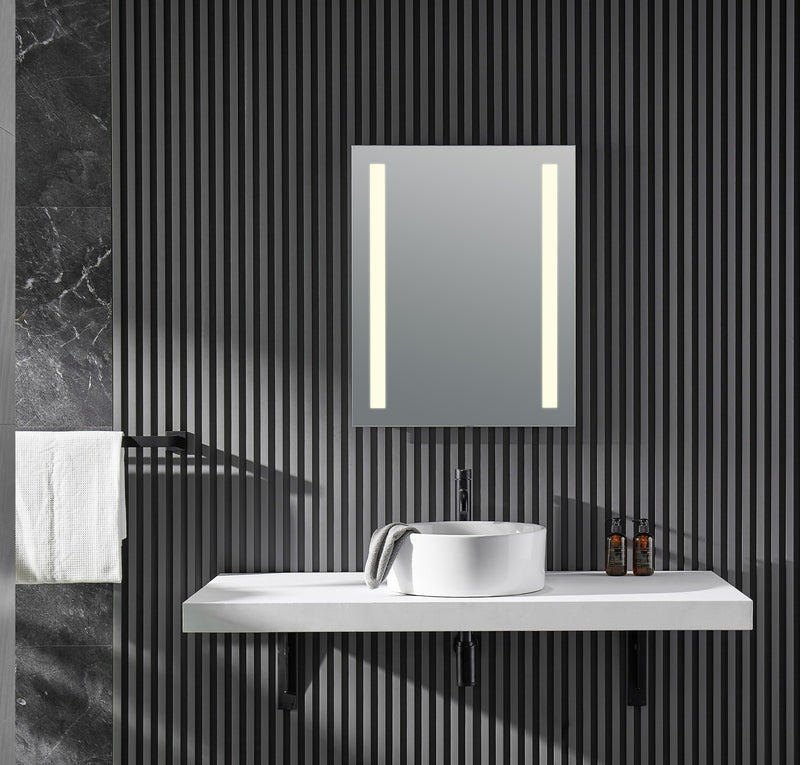 Anzzi BA-LMDFV002WH Mantra 30 in. x 24 in. Frameless LED Bathroom Mirror - view 3