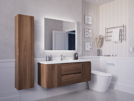 Anzzi VY-SC5512-DB Bathroom Vanity Side Cabinet Dark Brown - view 2
