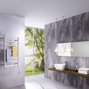 Anzzi TW-AZ026MBK Bell 8-Bar Wall Mounted Electric Towel Warmer Rack Polished Chrome - view 10