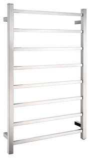 Anzzi TW-AZ026MBK Bell 8-Bar Wall Mounted Electric Towel Warmer Rack Brushed Nickel - view 12