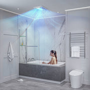 Anzzi EF-AZ104WH Broad Series 150 CFM Ceiling Mount Bathroom Exhaust Fan with LED Light and ENERGY STAR - view 3