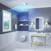 Anzzi EF-AZ104WH Broad Series 150 CFM Ceiling Mount Bathroom Exhaust Fan with LED Light and ENERGY STAR - view 5