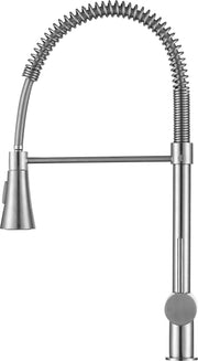 Anzzi KF-AZ211BN Carriage Single Handle Standard Kitchen Faucet, Brushed Nickel - view 2