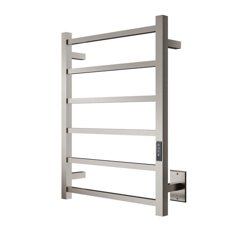 Anzzi TW-AZ014BN Charles Series Wall Mounted Electric Towel Warmer Rack Brushed Nickel - view 2