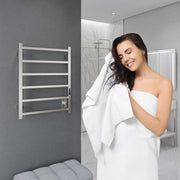 Anzzi TW-AZ014BN Charles Series Wall Mounted Electric Towel Warmer Rack Brushed Nickel - view 5