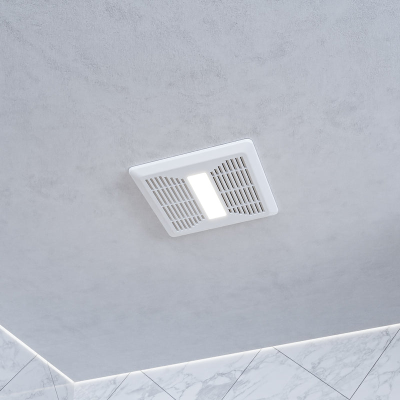 Anzzi EF-AZ101WH Daisy Series 80 CFM Ceiling Mount Bathroom Exhaust Fan with LED Light and ENERGY STAR - view 3