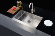 Anzzi K-AZ3620-1A Elysian Farmhouse Stainless Steel 36 in. Single Bowl Kitchen Sink in Brushed Satin - view 3