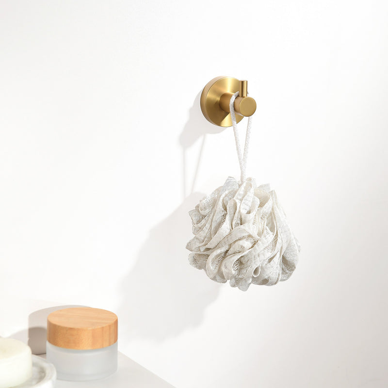 Anzzi AC-AZSET1-BG Essence Series 4-Piece Bathroom Hardware Accessory Set Brushed Gold - view 3