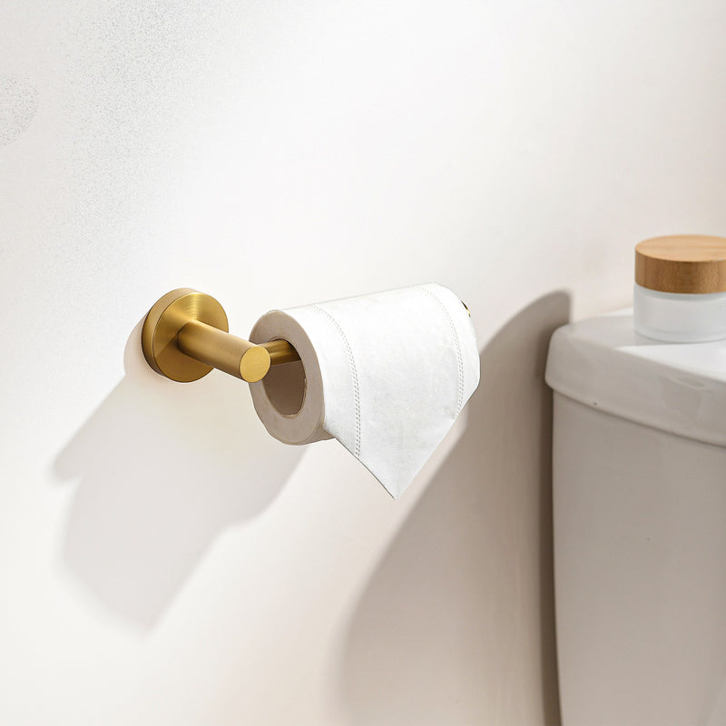 Anzzi AC-AZSET1-BG Essence Series 4-Piece Bathroom Hardware Accessory Set Brushed Gold - view 5
