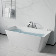 Anzzi FR-AZ473CH Nite Series Single-Handle Deck-Mount Roman Tub Faucet with Handheld Sprayer in Polished Chrome - view 2