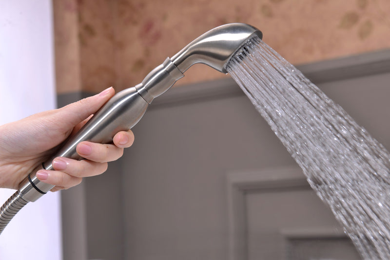 Anzzi FS-AZ0052 Tugela Series 3-Handle Freestanding Tub Faucet with Hand Shower Brushed Nickel - view 12