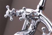 Anzzi FS-AZ0052 Tugela Series 3-Handle Freestanding Tub Faucet with Hand Shower Polished Chrome - view 6