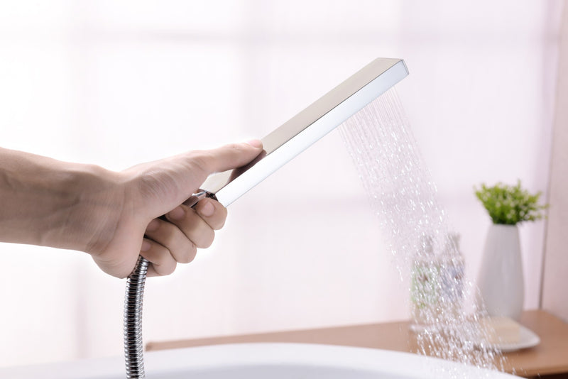Anzzi FS-AZ0059 Union Series 2-Handle Freestanding Tub Faucet with Hand Shower Polished Chrome - view 11