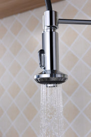 Anzzi KF-AZ194 Step Single Handle Pull-Down Sprayer Kitchen Faucet Polished Chrome - view 7