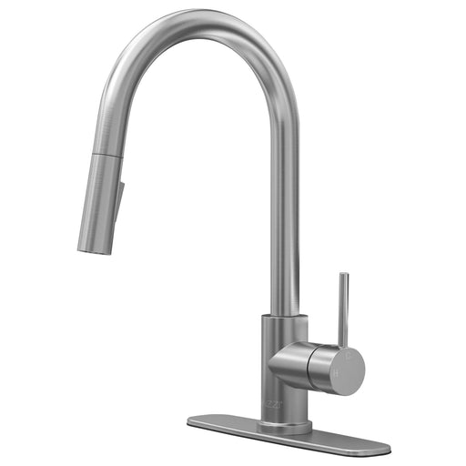 Anzzi KF-AZ601 Expedition Series 15.75 in. 1-Handle Pull-Down Sprayer Kitchen Faucet with 1.8 GPM and Dual Spray - view 2