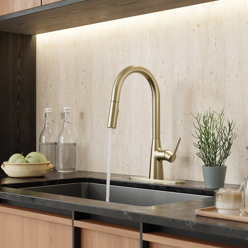 Anzzi KF-AZ701 Modern 16 in. 1-Handle Touchless Pull-Down Kitchen Faucet with Motion Sensor and Dual Spray Modes - view 2