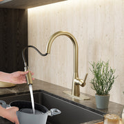 Anzzi KF-AZ701 Modern 16 in. 1-Handle Touchless Pull-Down Kitchen Faucet with Motion Sensor and Dual Spray Modes - view 3