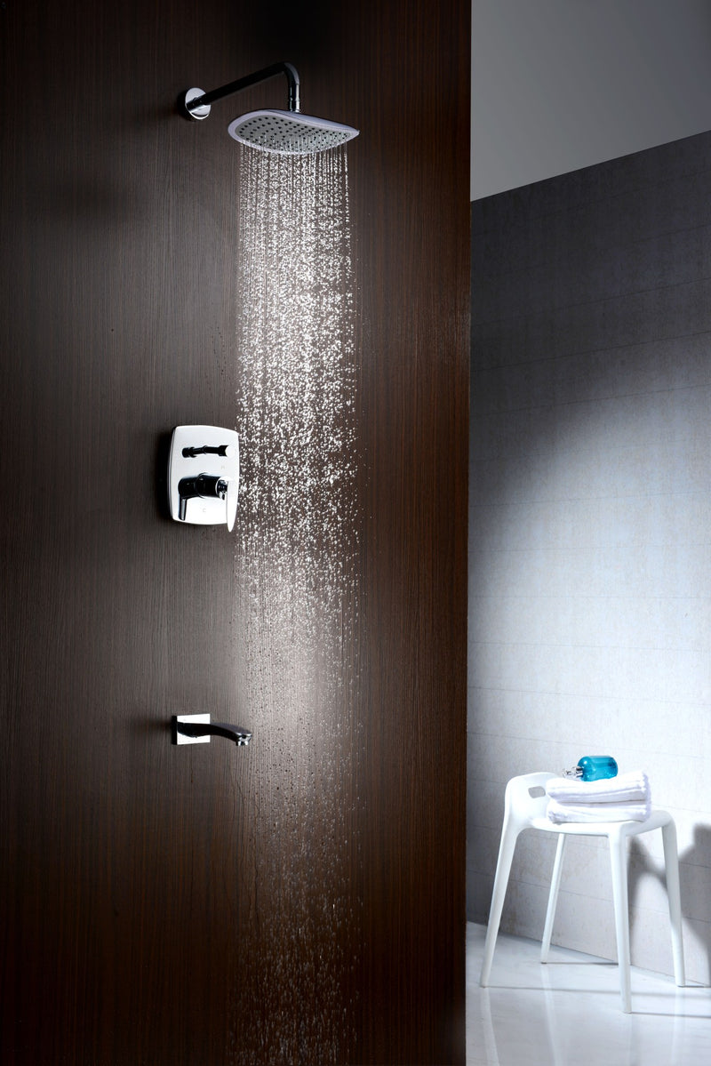 Anzzi L-AZ026 Tempo Series 1-Handle 1-Spray Tub and Shower Faucet in Polished Chrome - view 2