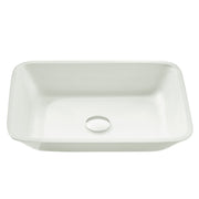 Anzzi LS-AZ910 Innovio Series 18 in. L x 13 in. W Rectangular Bathroom Vessel Sink in Matte White Finish Glass with - view 2