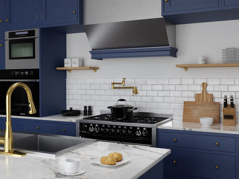 Anzzi KF-AZ259BG Marca Series Wall Mounted Pot Filler Faucet Brushed Gold - view 4