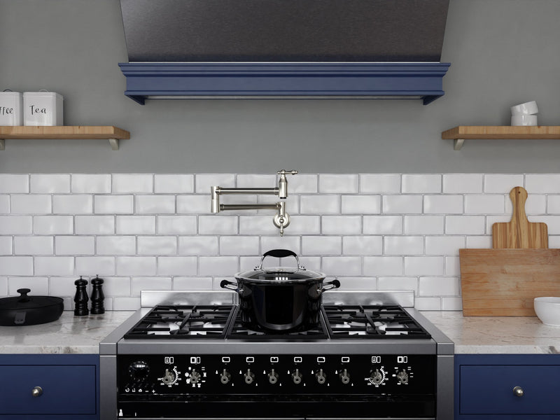 Anzzi KF-AZ259BG Marca Series Wall Mounted Pot Filler Faucet Brushed Nickel - view 5