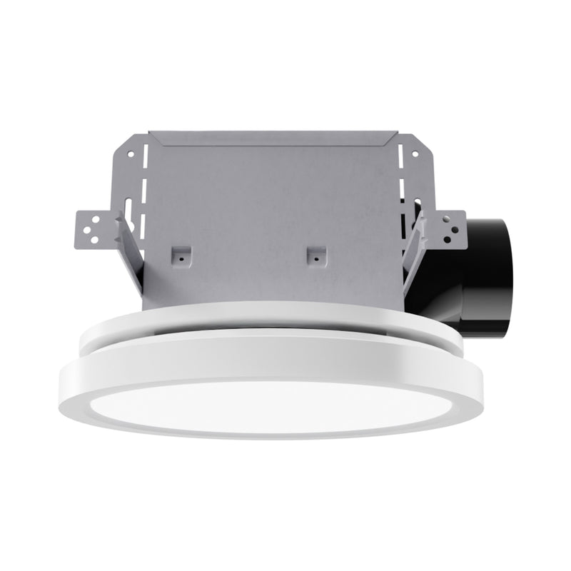 Anzzi EF-AZ107WH Midnight Series 100 CFM Ceiling Mount Bathroom Exhaust Fan with LED Panel Light and Night Light - view 2