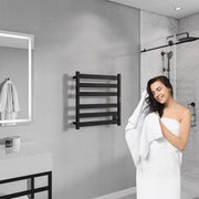 Anzzi TW-AZ023MBK Note 6-Bar Wall Mounted Electric Towel Warmer Rack - view 4