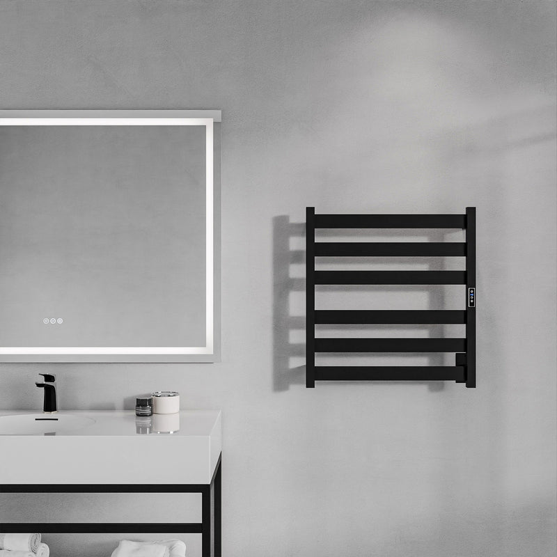 Anzzi TW-AZ023MBK Note 6-Bar Wall Mounted Electric Towel Warmer Rack - view 5