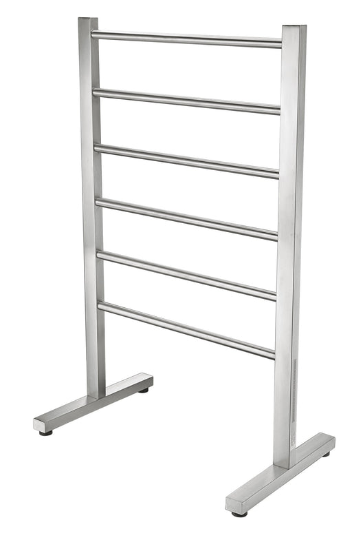 Anzzi TW-AZ102CH Riposte Series 6-Bar Floor Mounted Electric Towel Warmer Brushed Nickel - view 2