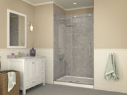 Anzzi SB-AZ011WO Fissure Base Series 36 in. L x 48 in. W Alcove Shower Pan Base with Center Drain in Glossy White - view 2