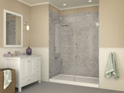 Anzzi SB-AZ013WL Meadow Base Series 60 in. L x 32 in. W Alcove Shower Pan Base with Reversible Drain in Glossy - view 2