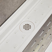 Anzzi SB-AZ302L Alexander 60 in. L x 30 in. W Alcove Shower Pan Base with Left Drain in Glossy White Marine Acrylic - view 8