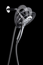 Anzzi SH-AZ067CH Valkyrie Retro-Fit 3-Spray Patterns with 7.48 in. Wall Mounted Dual Shower Heads with Magnetic - view 3