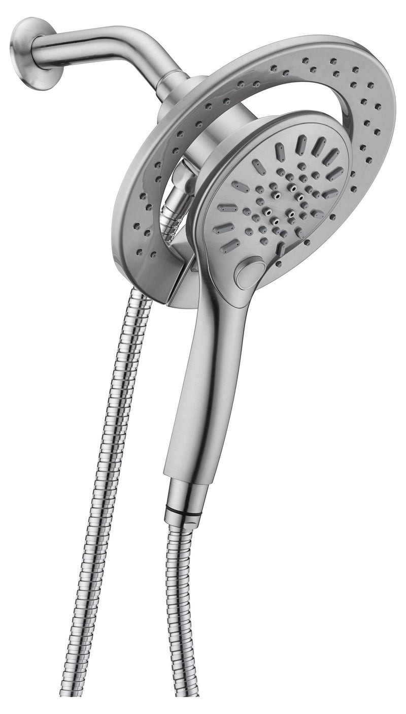 Anzzi SH-AZ067CH Valkyrie Retro-Fit 3-Spray Patterns with 7.48 in. Wall Mounted Dual Shower Heads with Magnetic - view 5