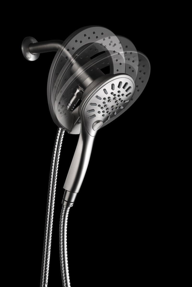 Anzzi SH-AZ067CH Valkyrie Retro-Fit 3-Spray Patterns with 7.48 in. Wall Mounted Dual Shower Heads with Magnetic - view 7