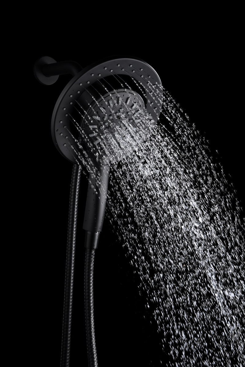 Anzzi SH-AZ067CH Valkyrie Retro-Fit 3-Spray Patterns with 7.48 in. Wall Mounted Dual Shower Heads with Magnetic - view 9