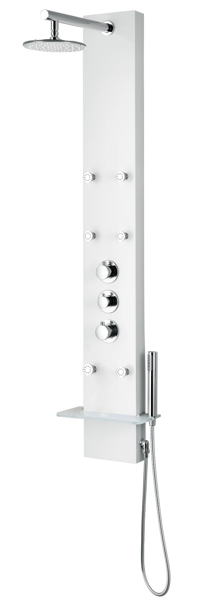 Anzzi SP-AZ028 Donna Series 60 in. 6-Jetted Full Body Shower Panel with Heavy Rain Shower and Body Jets and Spray - view 2