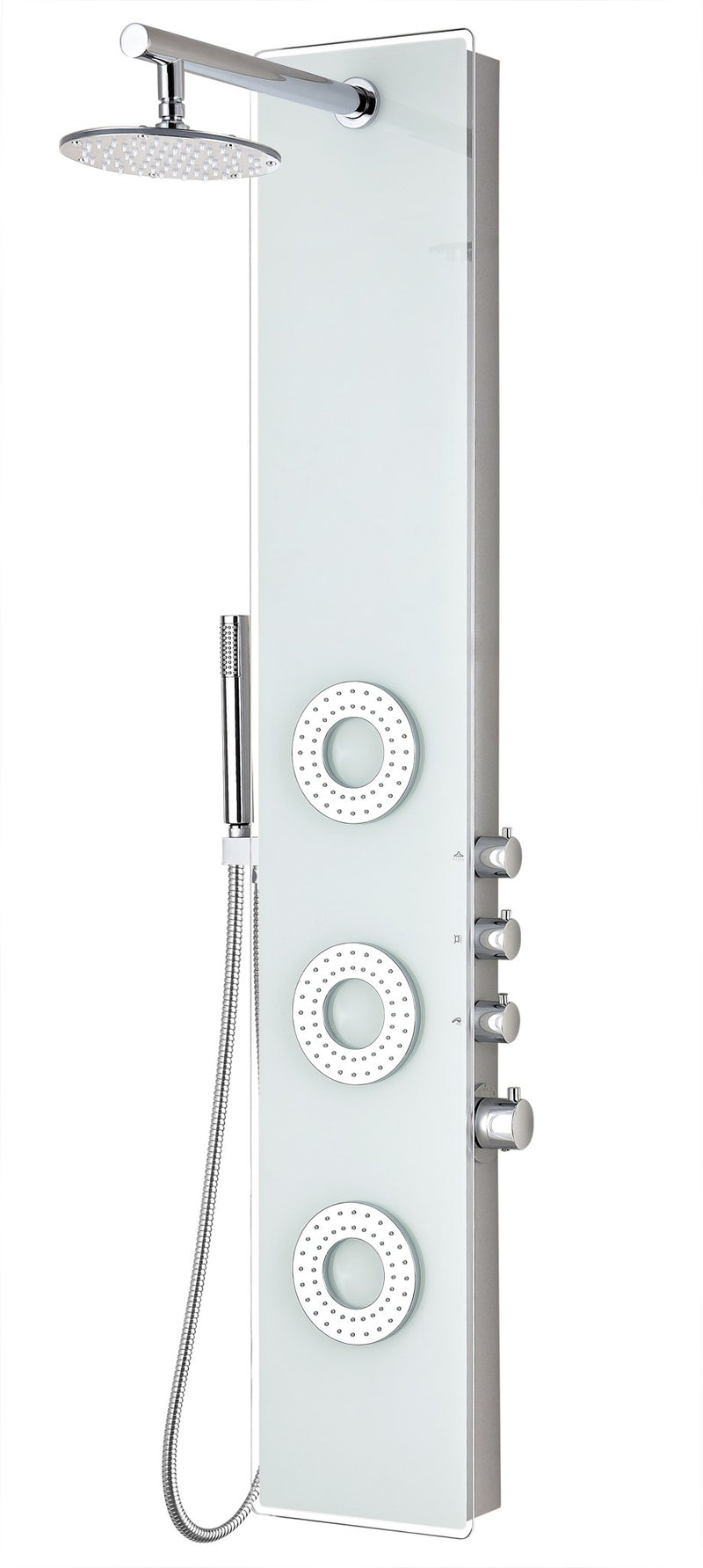 Anzzi SP-AZ031 Lynn Series 58 in. 3-Jetted Full Body Shower Panel with Heavy Rain Shower and Body Jets and Spray - view 2