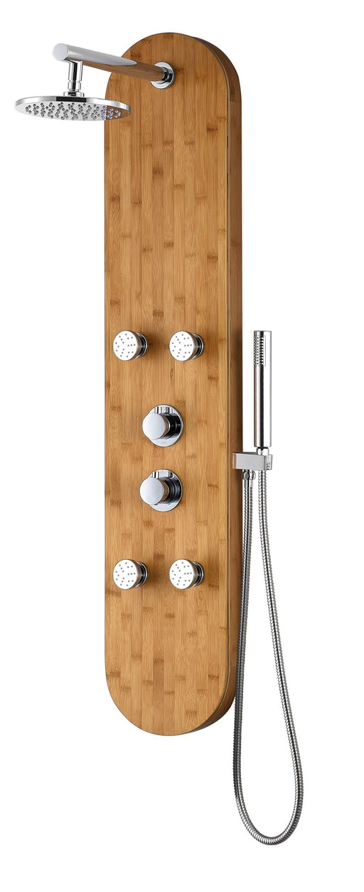 Anzzi SP-AZ061 Crane Series 52 in. Full Body Shower Panel with Heavy Rain Shower and Body Jets and Spray Wand in - view 2
