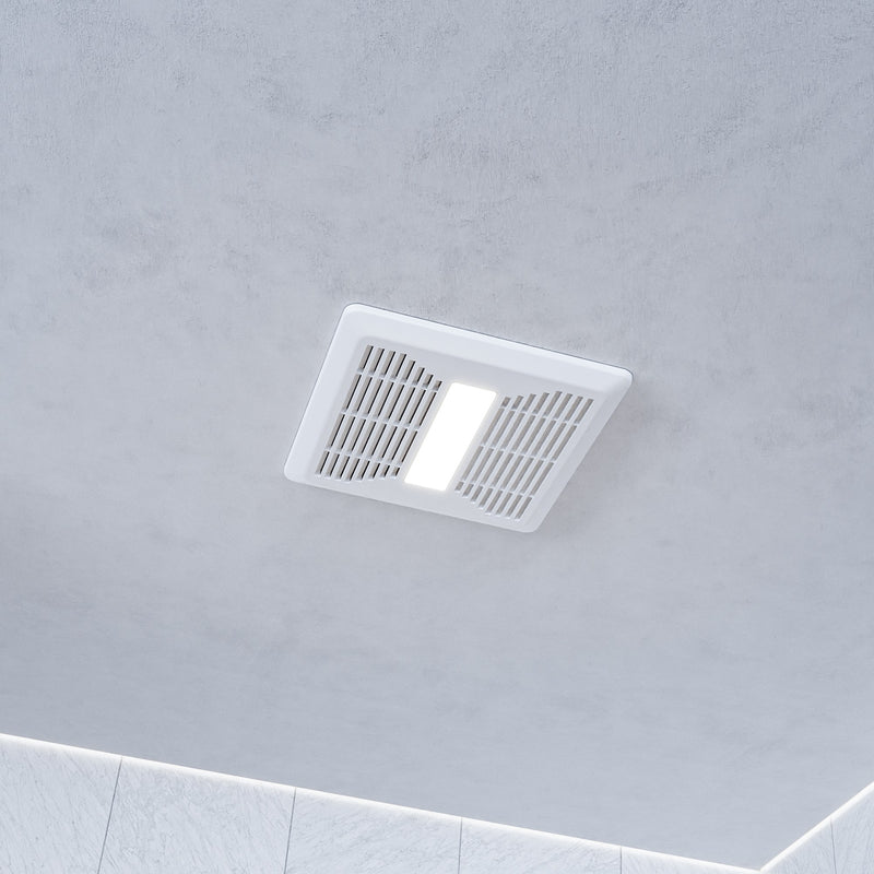 Anzzi EF-AZ102WH Spring Series 110 CFM Ceiling Mount Bathroom Exhaust Fan with LED Light and ENERGY STAR - view 3