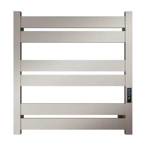 Anzzi TW-AZ025BN Starling 6-Bar Wall Mounted Electric Towel Warmer Rack Brushed Nickel - view 2